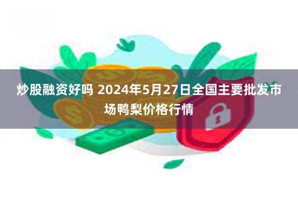 炒股融资好吗 2024年5月27日全国主要批发市场鸭梨价格行情