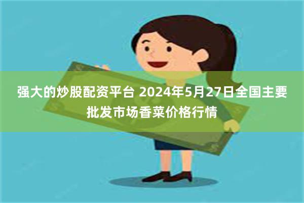 强大的炒股配资平台 2024年5月27日全国主要批发市场香菜价格行情