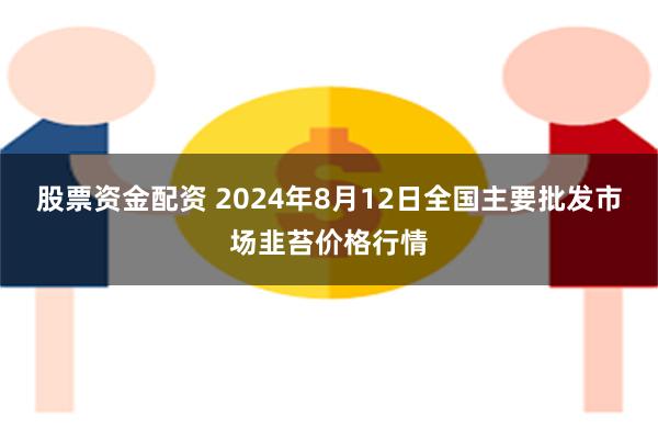 股票资金配资 2024年8月12日全国主要批发市场韭苔价格行情