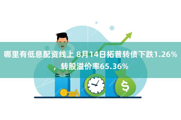 哪里有低息配资线上 8月14日拓普转债下跌1.26%，转股溢价率65.36%