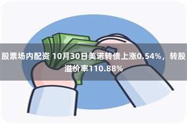 股票场内配资 10月30日美诺转债上涨0.54%，转股溢价率110.88%