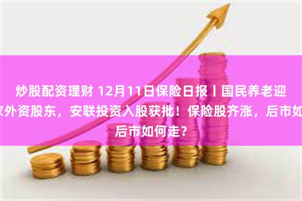 炒股配资理财 12月11日保险日报丨国民养老迎来首家外资股东，安联投资入股获批！保险股齐涨，后市如何走？